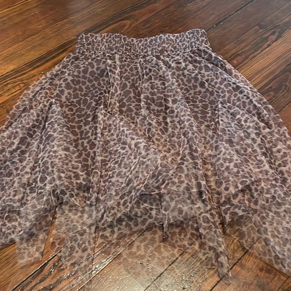 NWT Oddi Women’s Leopard Skirt Size S